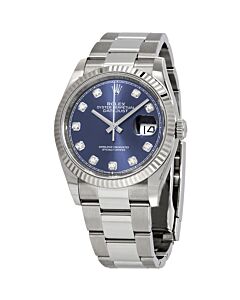 Women's Datejust 36 Stainless Steel Rolex Oyster Blue Dial