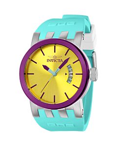 Unisex DNA Silicone Yellow Dial Watch