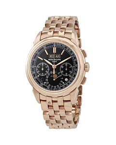 Unisex GRAND COMPLICATIONS 18kt Rose Gold Black Dial