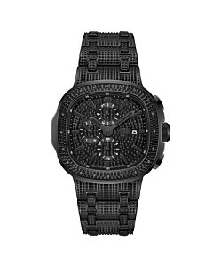 Unisex Heist Stainless Steel Black Dial Watch