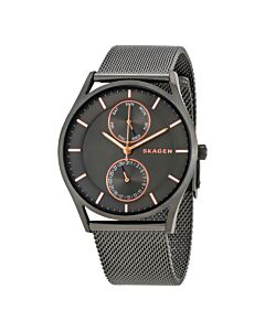 Unisex Holst Stainless Steel Mesh Grey Dial Watch