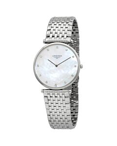 Unisex La Grande Classique Stainless Steel Mother of Pearl Dial Watch