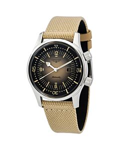 Unisex Legend Diver Canvas Beige Dial Watch