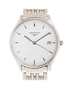 Unisex Lyre Stainless Steel White Dial Watch