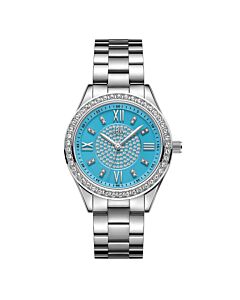 Unisex Mondrian 34 Stainless Steel Blue Dial Watch