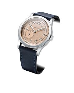 Unisex Mr01 Leather Champagne Dial Watch