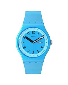 Unisex Pride Silicone Blue Dial Watch