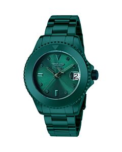Unisex Pro Diver Stainless Steel Green Dial Watch