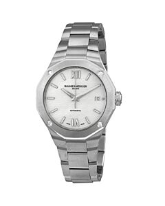 Unisex Riviera Stainless Steel Silver-tone Dial Watch