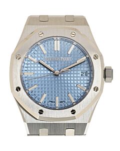 Unisex Royal Oak Stainless Steel Blue Dial Watch