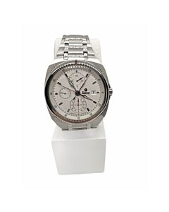 Unisex Saxon One Chronograph Stainless Steel White Dial Watch