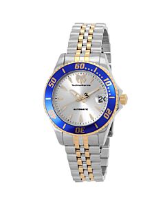 Unisex Sea Automatic Stainless Steel Silver-tone Dial Watch