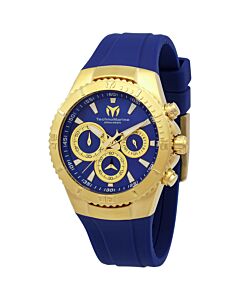 Unisex Sea Manta Chronograph Silicone Blue Dial Watch
