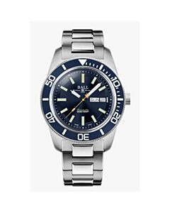 Unisex Skindiver Stainless Steel Blue Dial Watch