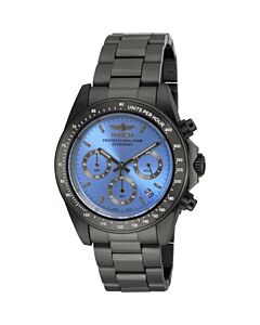 Unisex Speedway Chronograph Stainless Steel Blue Dial Watch