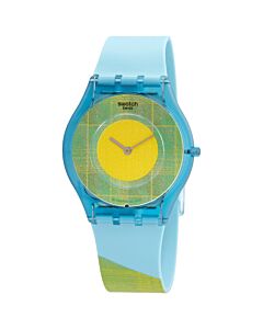 Unisex Swatch X Supriya Lele Silicone Yellow Dial Watch