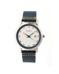 Unisex The 5300 Leather Silver Dial Watch