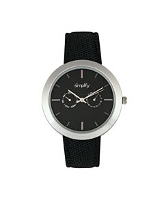 Unisex The 6100 Polyurethane Black Dial Watch