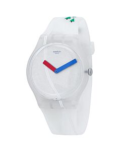 Unisex T'Schuss Silicone White Dial Watch