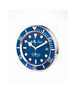 Unisex Wall Clock Blue Dial Watch