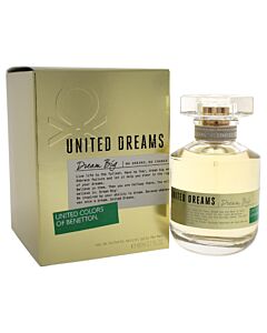 United Dreams Dream Big by United Colors Of Benetton for Women - 2.7 oz EDT Spray