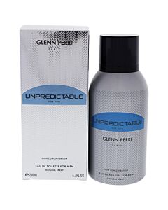 Unpredictable High Concentration by Glenn Perri for Men - 6.7 oz EDT Spray