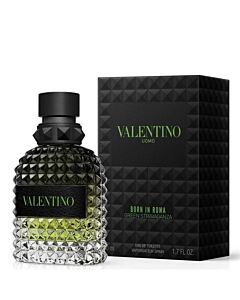 Valentino Men's Born in Roma Green Stravaganza EDT Spray 1.7 oz Fragrances 3614274024784