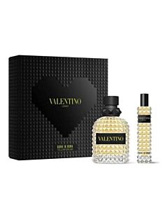 Valentino Men's Uomo Born In Roma Yellow Dream Gift Set Fragrances 3614273882040