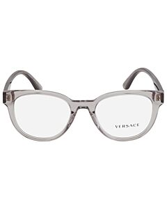 Versace 51 mm Transparent Gray Eyeglass Frames