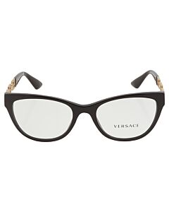 Versace 52 mm Black/Gold Eyeglass Frames