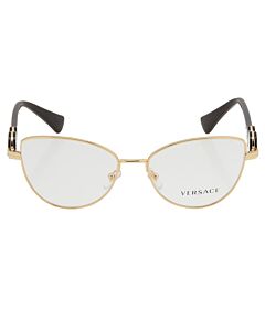Versace 53 mm Gold Eyeglass Frames