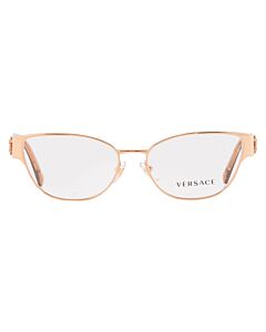 Versace 53 mm Pink Gold Eyeglass Frames