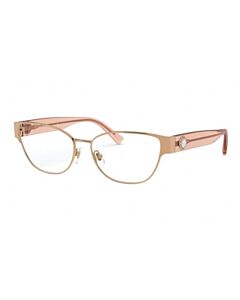 Versace 53 mm Pink Gold Eyeglass Frames