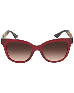 Versace 54 mm Bordeaux;Gold Sunglasses