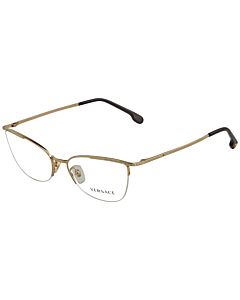 Versace 54 mm Gold Tone Eyeglass Frames