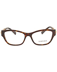 Versace 54 mm Havana Eyeglass Frames