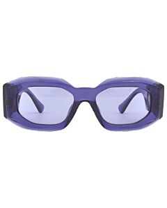 Versace 54 mm Purple Transparent Sunglasses