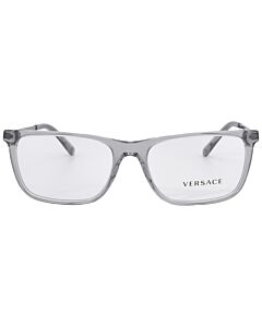 Versace 54 mm Transparent Grey Eyeglass Frames