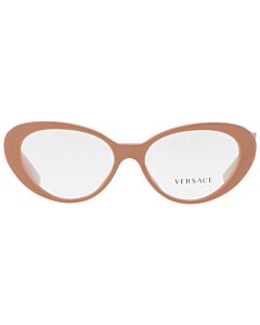 Versace 55 mm Beige Eyeglass Frames