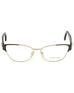 Versace 55 mm Gold/ Black Eyeglass Frames
