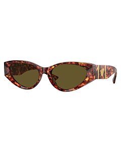 Versace 55 mm Havana Sunglasses