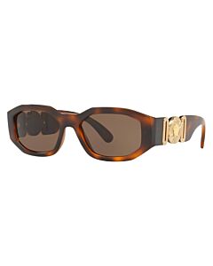 Versace 55 mm Havana Sunglasses
