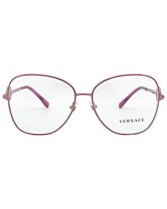 Versace 55 mm Metallized Pink Eyeglass Frames