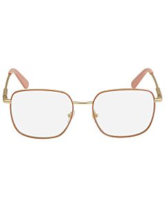 Versace 56 mm Pale Gold/Pink Eyeglass Frames