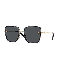 Versace 57 mm Blacl/Gold Sunglasses