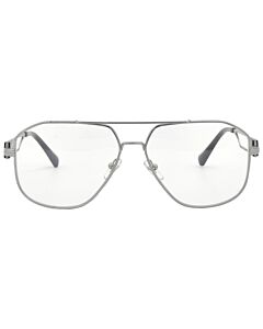 Versace 57 mm Gunmetal Eyeglass Frames