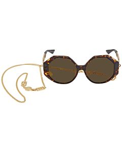 Versace 59 mm Gold;Havana Sunglasses