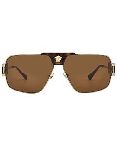 Versace 63 mm Gold Sunglasses