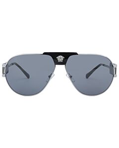 Versace 63 mm Gunmetal Sunglasses