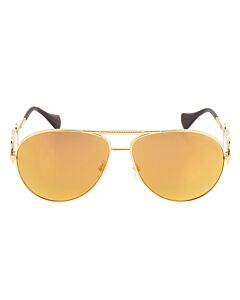 Versace 65 mm Gold Sunglasses
